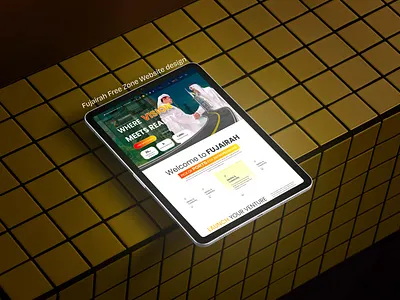 Fujairah Free zone dubai fujairah saudia arabia ui uiux userfriendly uxdesign website websitedesign