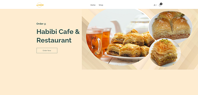 Cafe and restaurant website with Online Ordering cafe code ordering react restaurant ui