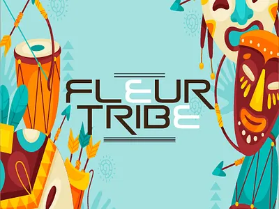 FLEUR TRIBE 3d animation app branding design graphic design illustration logo product product design typography ui ux vector