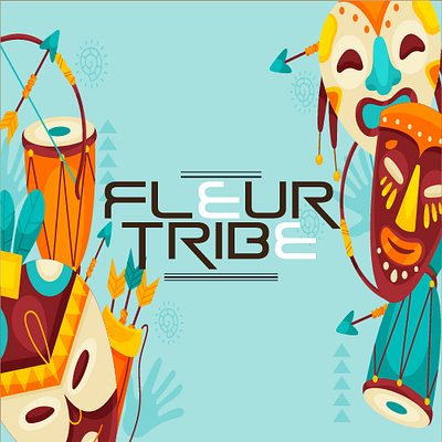 FLEUR TRIBE 3d animation app branding design graphic design illustration logo product product design typography ui ux vector