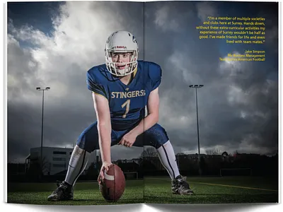 UNIVERSITY SPORTS TEAMS – PROMOTIONAL BROCHURE design graphic design illustration typography vector