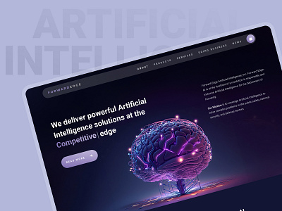 AI Solutions Landing Page ai ai based solutions ai generator landing page ai lading page ai landingpage ai solutions ai startup design ai technology ai tool ai tool landing page ai web design ai website design artificial intelligence futuristic design innovative ai solution landing page ai neural network saas tech landing page design tech solutions