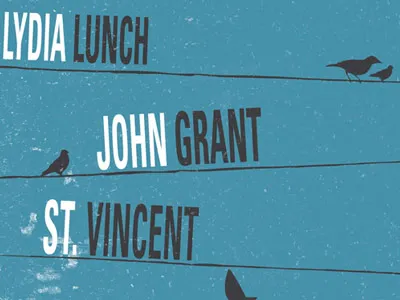 Music festival advertising poster