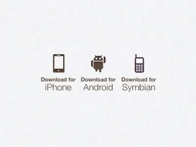 Download Icons android icons iphone symbian