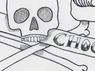 Skull banner banner skull tattoo