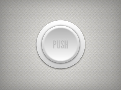 Push Me. button shadows texture vector