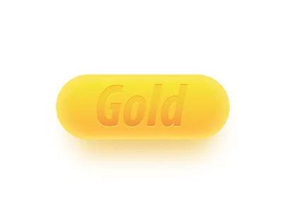 Vector Button button gold vector