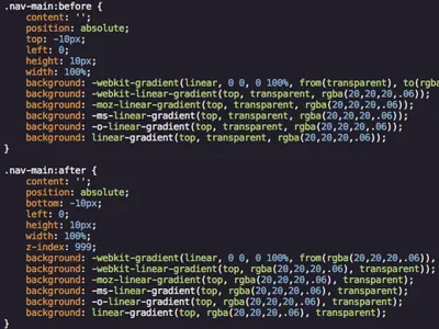 One Shadow at a Time css css gradients pseudo elements shadows