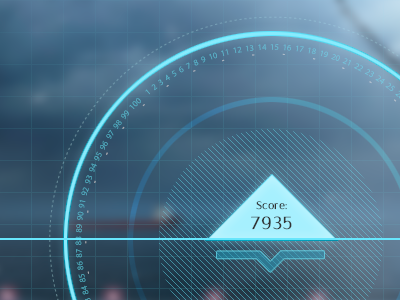 Hud Score futuristic hud opacity score