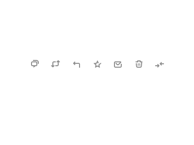 Toolbar Icons icon line mono