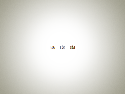 Crowns bronze crown gold icons silver