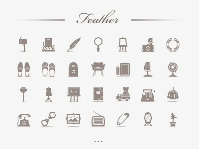 Feather Set. Live. about archive attach blog forrst foursquare glyph googleplus home icon linkedin mail moleskine phone photoshop radio retro search shoes store tumblr tutorial twitter