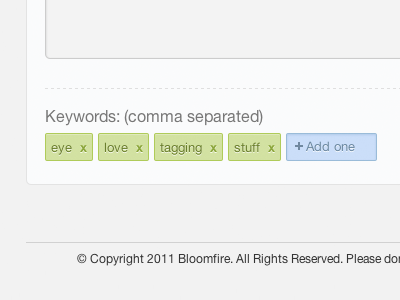 Tags tags