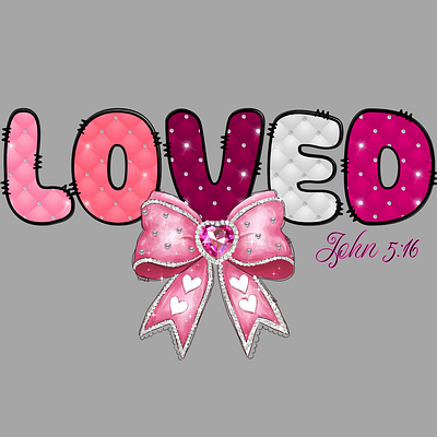 Loved John 3:16 design digital files graphic design illustration logo png