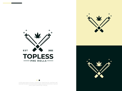 Topeless Pre Rolls Logo Design design community