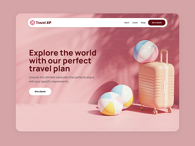 Travel Website Hero Header 999watt hero header travel travel hero header ui ui design website