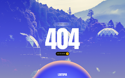 LOOTOPIA 404 design landingpage ui uxui web web designb website websitedesign