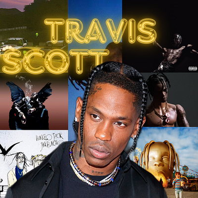 TRAVIS SCOTT Graphic design branding graphic design