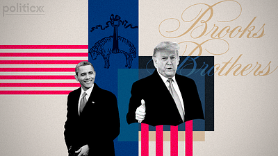 US Presidents & Brooks Brothers article editorial illustration graphic design newsletter politics us