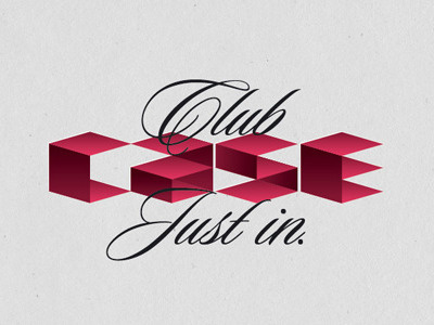 Case club case club fabric font ivan logotype manolov simov stanislav treatment type typography