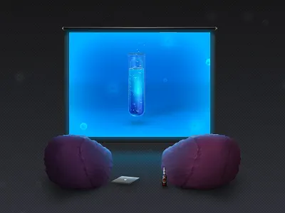 meet-up airtype beanbag chairs colab meet meet up meetup projector screen