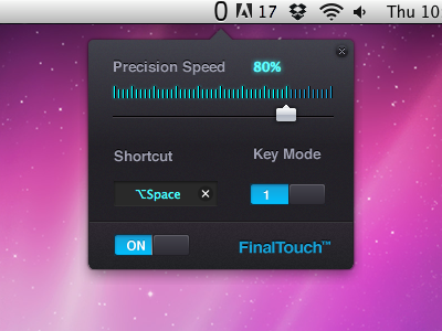 FinalTouch apple interface osx product software