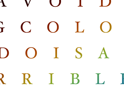 AV/CO rainbow type