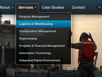 PAI Dropdown drop down menu pai services ui