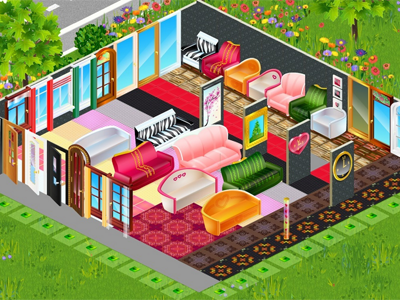 Browser game art game art game design indoor vector