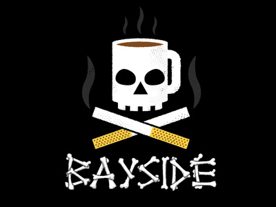 Bayside2 - Final band design illustration shirt