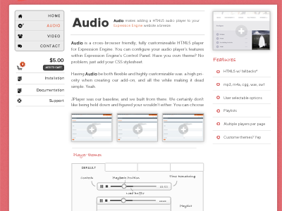 Audio - es coming website