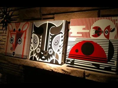 More paintings animals dwelling spaces