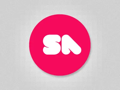 SA Mark circle fontfabric mark pink val