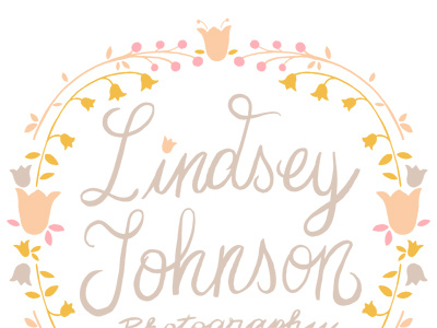 Lindsey Johnson photography flowers illustration logo photography typography