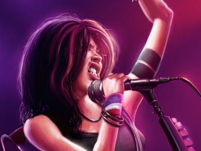 Rock On... corel corel painter digital art illustration