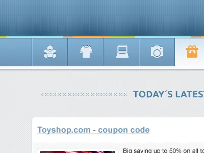 Web 2 blue clean deal icons modern simple textures ui ux web website