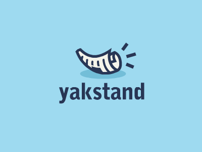 Yakstand horn illustration logo magazine newspaper noise yakstand