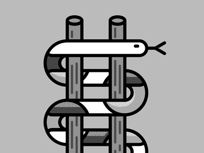 Snakes & Ladders $ american dollars editorial healthcare illustration ladder medicine michael spitz michaelspitz money monoweight serpent snake us
