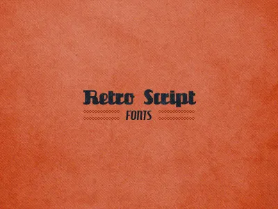 Fonts Collection Free Retro Script Fonts texture