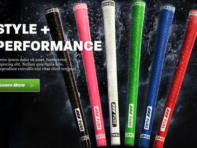 Style + Performance color contrast drama golf rubber weather