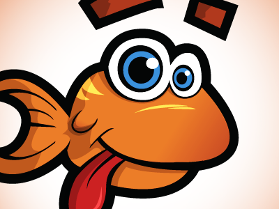 Fish cartoon colors fish fun illustration orange personal vector