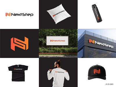 Nextstep Logo and Brand Identity Design branding businesslogo design fintechlogo lettermarklogo logo logobranding logodesign logodesigner logonew logos logotype minimalistlogo modernlogo monogramlogo techlogo technologylogo