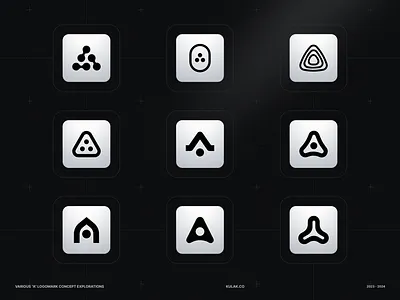 Letter A Logomarks a letter a logo logomark mark