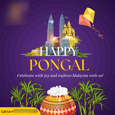 Pongal Poster for a Malaysian Travel Agency