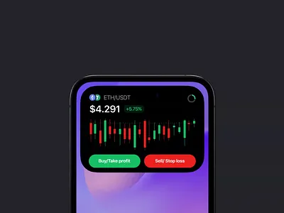 Dynamic Island for Trading Experience animation app chart crypto dark mode design dribble dynamic island graphic ios product design trading ui ux visual web3