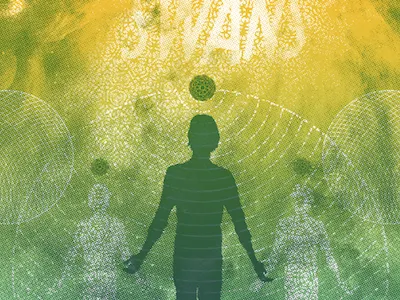 SWANS gig poster silk screen swans