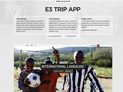 Rough Start On My Portfolio Site 2 images navigation portfolio type