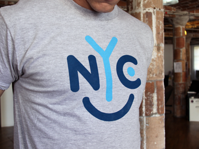 NYC Printed! heather nyc screen print shirt vahalla studios