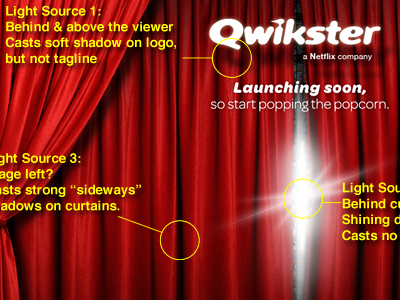 Blinded by the Light design lighting qwikster