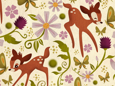 bambi pattern bambi disney pattern